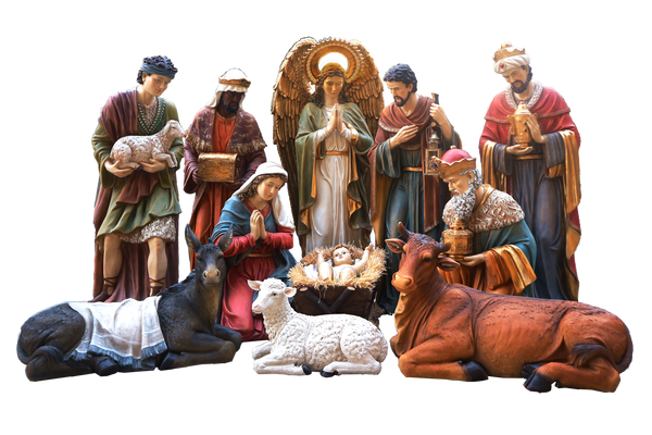 KPL. FIGUR BOŽÍHO NAROZENÍ 11 EL. 203 CM *8919