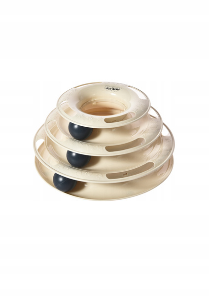 JUCĂRIE PENTRU PISICĂ TURN CU BILE 25 X 13 CM *9776