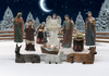 Set figurine Crăciun 11 buc 120 cm rășină