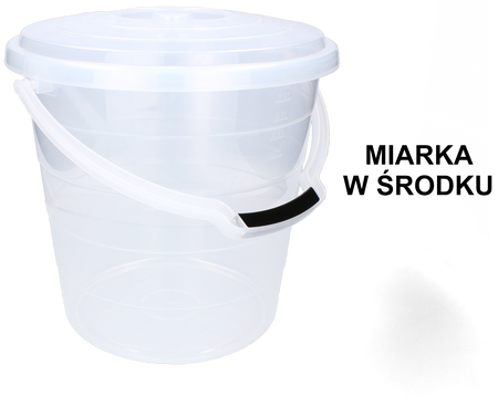 15 LT CLEAR WATER BUCKET