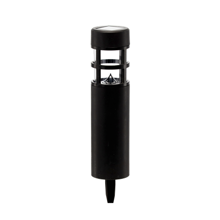 LAMPA SOLARĂ ASPEN 7 x 7 x 38,5 CM NEAGRĂ ALBĂ DE IARNĂ disp=12buc *4245