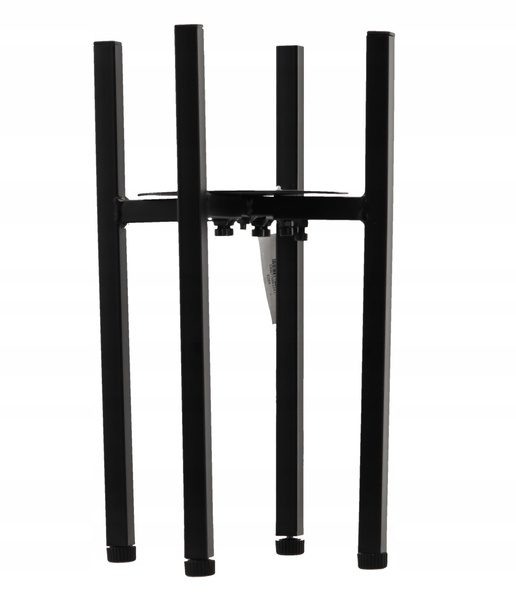 KOVOVÝ STOJÁK / KVĚTINÁČ NA KVĚTINÁČ 20 - 30,5 CM x 38 CM ČERNÝ *1947