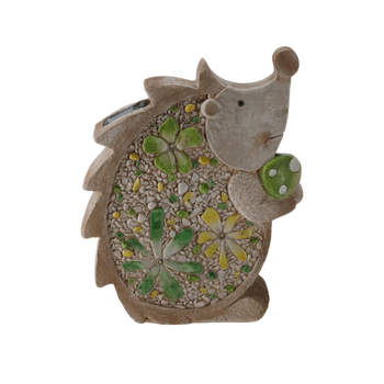 GARDEN FIGURINE – FLAT HEDGEHOG 28 X 9,5 X 34,5 CM LED