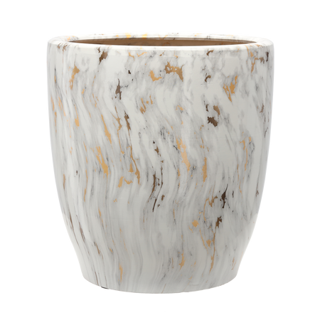 CERAMIC COVER FOR A POT 39 x 39 x 42 CM DECORATED