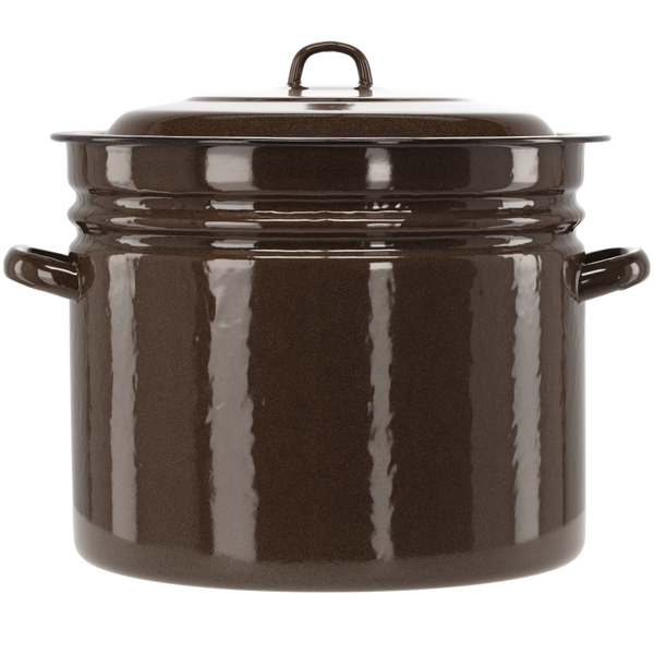 GARNEK EMALIOWANY PROSTY 40 L 40 CM BRĄZ Z/P *3615