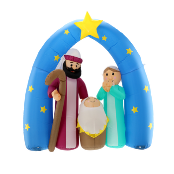 Fúkaná betlehemská scéna LED VÝŠKA 180 CM *1082