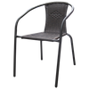 ZÁHRADNÉ KRESLO tmavohnedé /do setu 2 kresiel + stôl/ 52 x 60 x 72 cm *2255