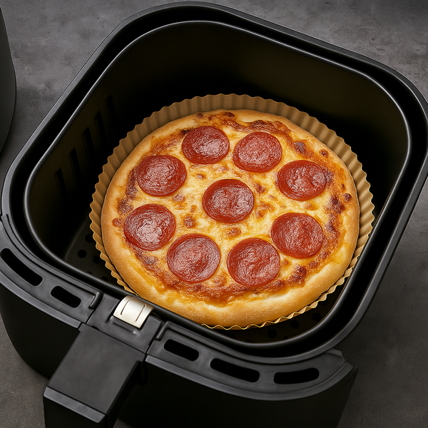 KPL. 50 WKŁADÓW DO FRYTKOWNICY BEZTŁUSZCZOWEJ PAPIEROWE OKRĄGŁE 20 X 4,5 CM *2558