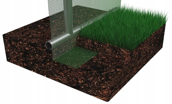 TUNEL FOLIOWY OGRODOWY 10 SEGMENTOWY ZIELONY 10 x 4 x 2 M 