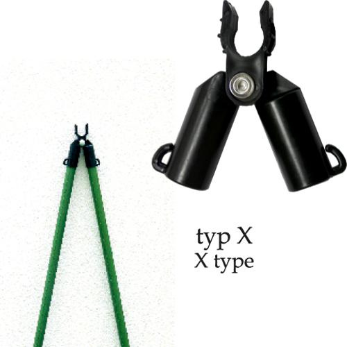 KPL. 2 ŁĄCZNIKÓW DO TYCZEK 11 MM TYPU V opak= 24 kpl*8143