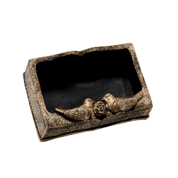 HROBOVÁ NÁDOBKA CEMENTOVÁ - ZLATÁ KNIHA 24 X 16 X 8,5 CM *8912