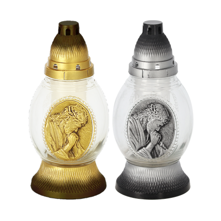 CANDLE 26CZ/30H OVAL SMALL PJ SILVER/GOLD PACK=6PCS*6701