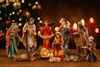 SET OF CHRISTMAS FIGURINES 11 PCS. to 15 CM polyresin