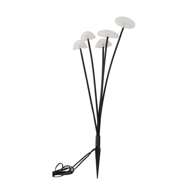 SET OF 3 SOLAR MUSHROOM LED LIGHTS 43 CM