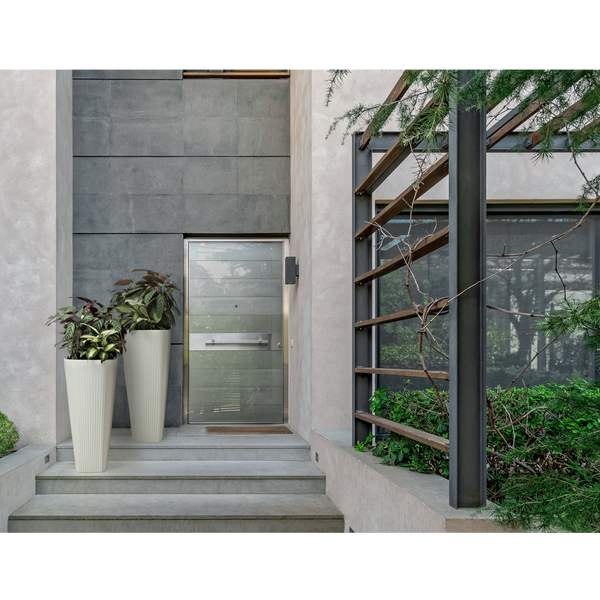 HIGH FLOWER POT MUZA 390MM WHITE*58884