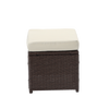 SET MARE DE MOBILIER DE GRĂDINĂ (CANAPEA, 2 FOTOLII, 2 PUFE, MASĂ) - MARRON, PERNITE - BEIGE *8805