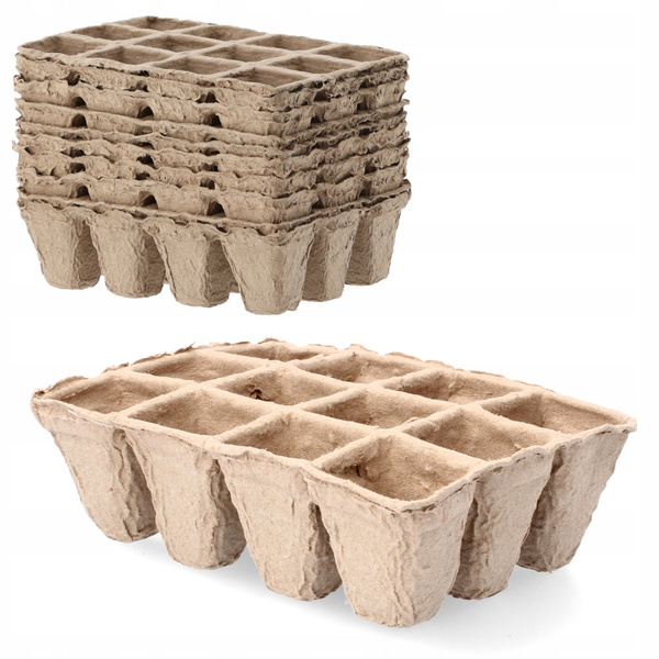 SET OF 10 SEED TARTING TRAYES 15,5X11,5X5 CM