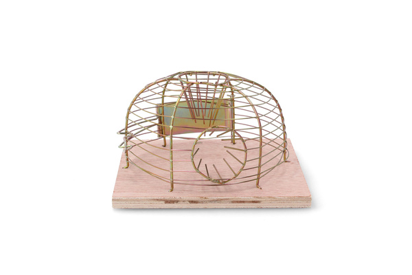 PUŁAPKA NA MYSZY– ŻYWOŁAPKA  14 x 14 x 5,5 CM opak=24szt *3606