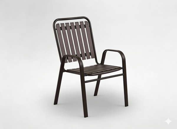 SCAUN DE GRĂDINĂ CULOARE BRONZ 56 x 63 x 89 CM *8024