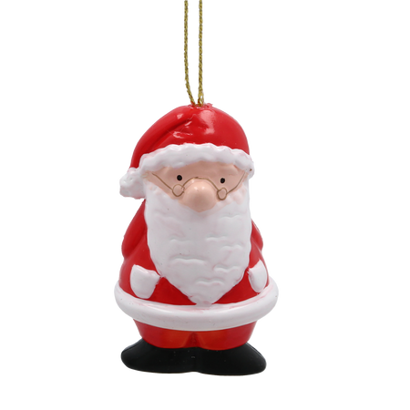 SET OF 6 CHRISTMAS ORNAMENTS - MIX OF PATTERNS 7CM