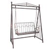 HUŚTAWKA OGRODOWA 162 x 90 x 205 CM ANTYCZNY BRĄZ *1418