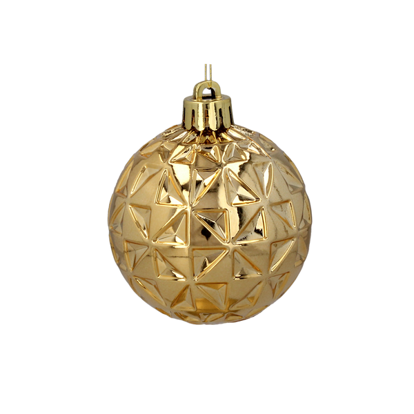 KPL. 6 BOMBEK 6 CM CZERWONY/ZŁOTY/SREBRNY *7566