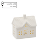 FIGURKA BOŻONAR. - DOMEK CERAMICZNY 11 X 7,6 X 11,8 CM LED opak=6szt *1537