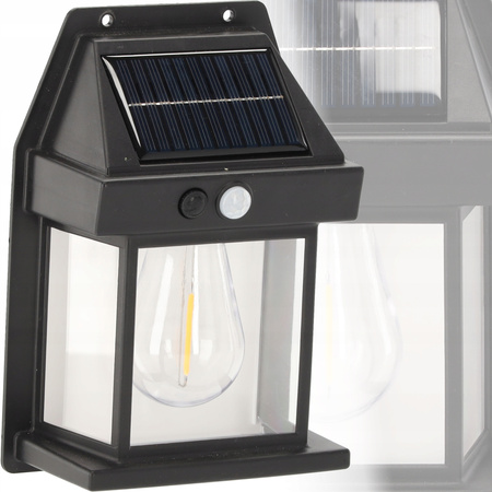 LAMPA SOLARNA LED Z CZUJNIKIEM RUCHU 14,4 x 4,7 x 14,9 CM *5653