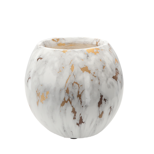 OSŁONKA NA DONICZKĘ WŁÓKNO SZKLANE 20 x 20 x 19 CM ZDOBIONA *2503