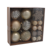 SET 30 DE DECORAȚIUNI PENTRU BRAZI MIX AURII / ARGINTII *5324