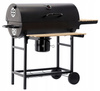 BARREL CHARCOAL GRILL WITH LID AND WHEELS 101 x 70,5 x 94,5 CM