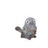 GARDEN FIGURINE - BIRD WITH GLOWING EYES 17 x 12 x 15 CM LED pack=4 pcs