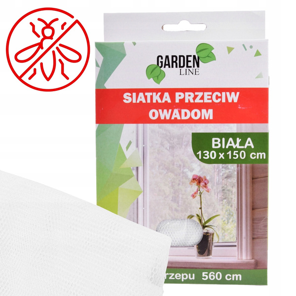 REȚEA ÎMPOTRIVA INSECTELOR 130 x 150 CM ALBĂ *4493