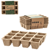SET OF 6 PALLETS OF PEAT FLOWERPOTS 21 X 17 X 4,5 CM *3227