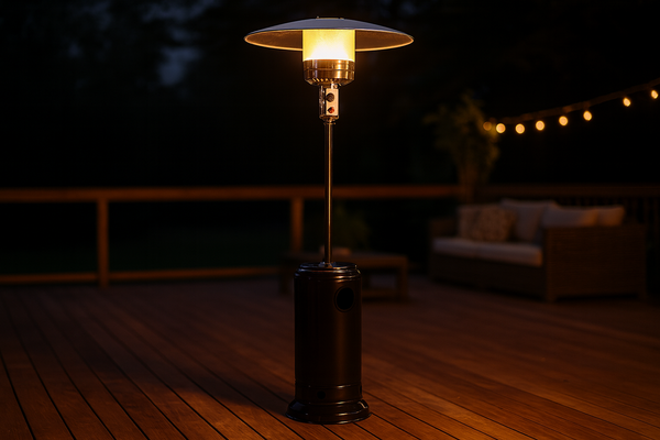 POWDER-COATED GAS PARASOL 221 CM