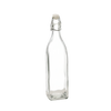 BOTTLE 0.95L SQUARE WITH MECHANICAL STOPPER