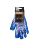 GARDEN GLOVES "7" PATTERN, POLYESTER WITH NITRILE PACKET=12