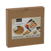 SET PENTRU SERVIRE A APERITIVELOR - TAVIȚĂ CIRCULARĂ CU BOL 25 x 3,5 CM *6514