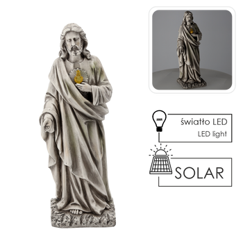 FIGURĂ ISUS LED 19 X 18,5 X 52 CM *8745