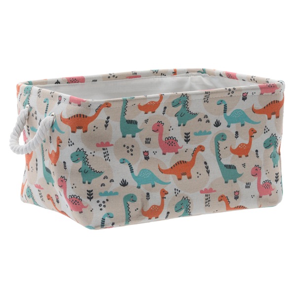 RECTANGULAR BASKET DINOSAURS SIZE L