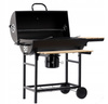 BARREL CHARCOAL GRILL WITH LID AND WHEELS 101 x 70,5 x 94,5 CM