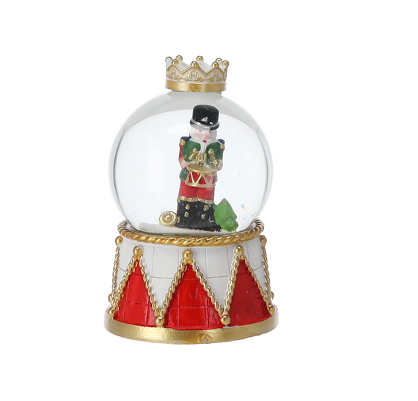 CHRISTMAS SNOW GLOBE - NUTCRACKER 5.5 x 5 x 9 CM MIX OF DESIGNS disp=12pcs *5683