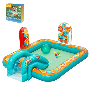 DMUCHANY PLAC ZABAW / BRODZIK ZE ZJEŻDŻALNIĄ 193 X 152 X 74 CM *8411