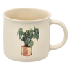 PORCELÁNOVÝ HRNEK 355 ML ROSTLINA V KVĚTINÁČI MIX VZORŮ balení=12ks *7987