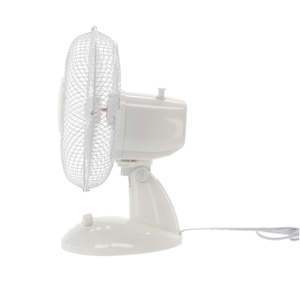 BIELY STOLNÝ VENTILÁTOR 25W