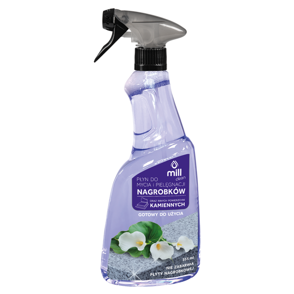 LIQUID FOR CLEANING GRAVESTONES AND OTHER STONE SURFACES 555ML