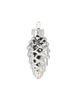 KPL. 12 BOMBEK CHOINKOWYCH SZKLANYCH - SZYSZKI 2,7 x 5,9 CM MIX KOLORÓW *2119