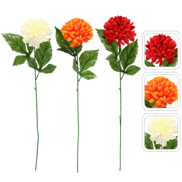UMELÁ VETVIČKA - CHRYSANTHEMA 62 CM MIX FARIEB balenie=90 ks *3062