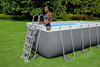 FRAME POOL 4.12 x 2.01 x 1.22 M (POOL, SAND PUMP, LADDER, DISPENSER)