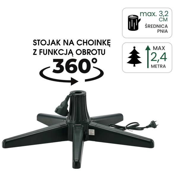 OTÁČIVÝ STOJÁK NA STROMKY 3,2 CM *7564